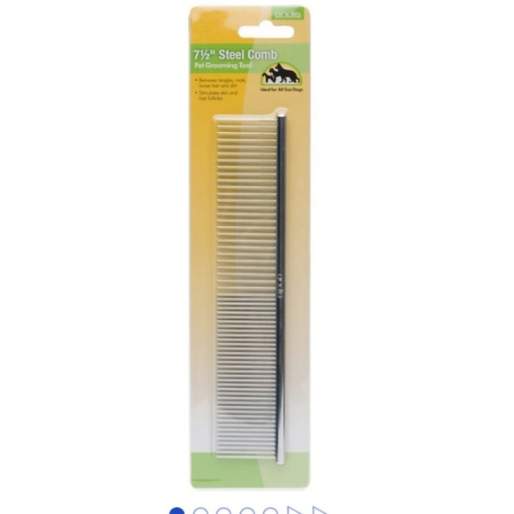 New Safari dematting comb &  7 1/2" Steel grooming comb - Picture 4 of 6